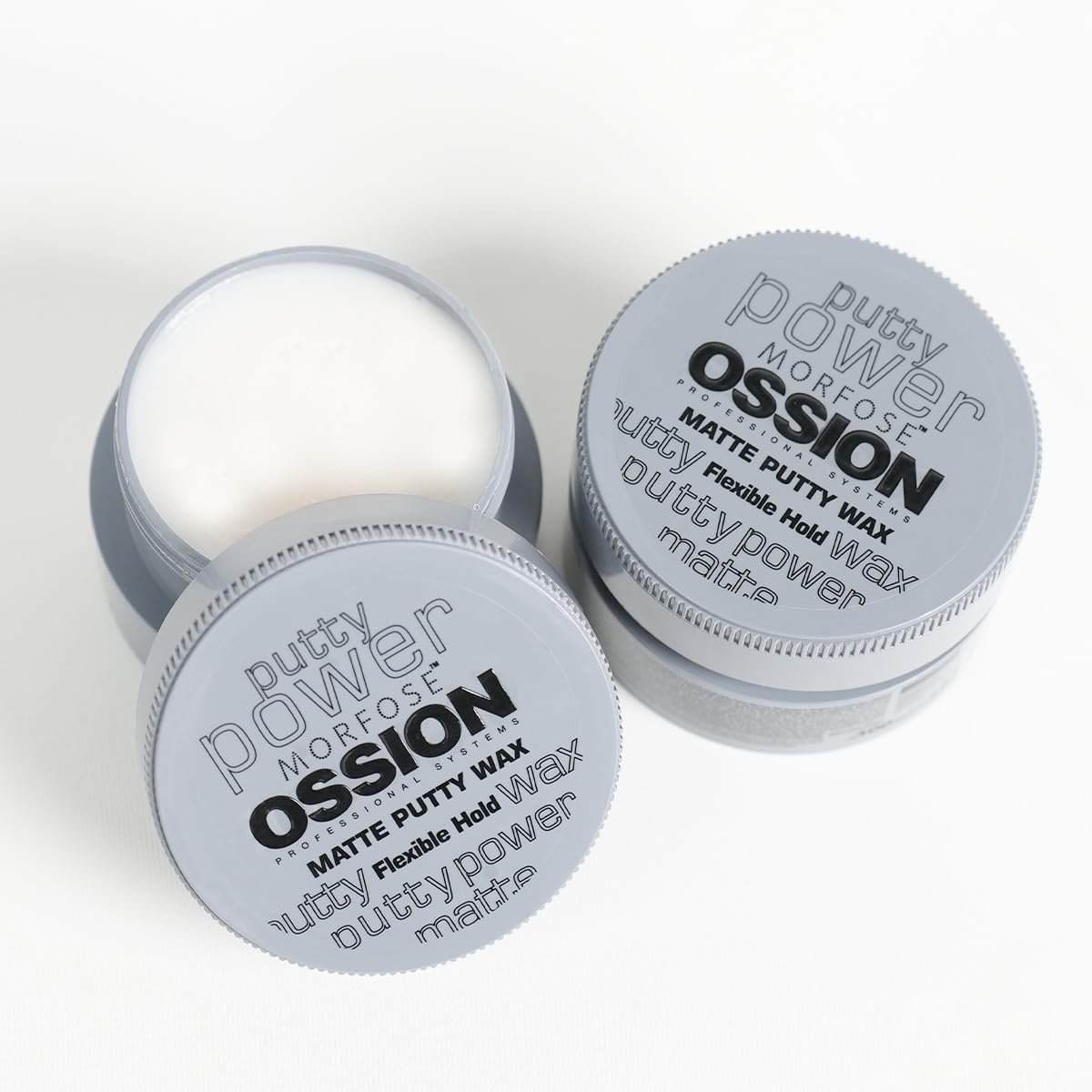 Morfose Ossion Matte Putty Hair Styling Wax 100 ml - Cera Para Peinar El Cabello De Fijación Flexible