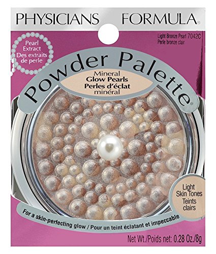 Physicians Formula Highlighter Makeup Powder Mineral Glow Pearls, Light Bronze Pearl, Dermatologist Tested (Packaging May Vary) #TOP1