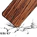 iPhone 6 / 6s Wood Case, NeWisdom® Unique Shockproof [Triple Protection] Hybrid [Combined Natural Wood and Rubber] Soft Wood Case for apple iphone 6s 6 - Sandalwood