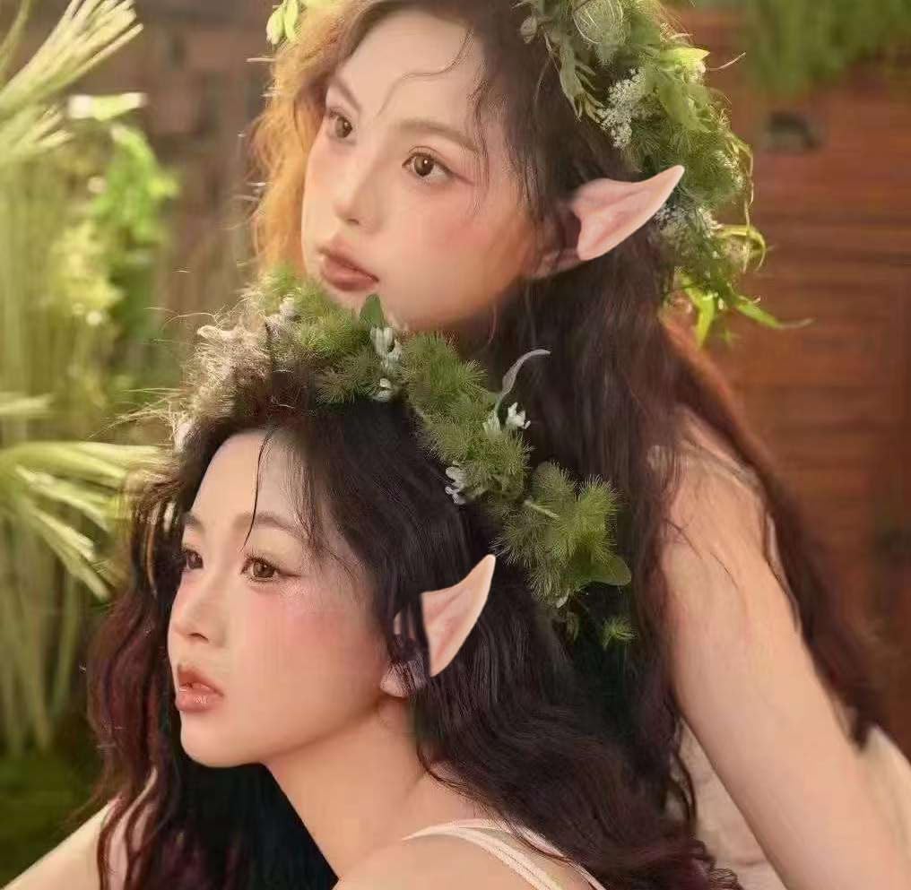 9 Pairs 3 Styles Cosplay Fairy Pixie Elf Ears Soft Fairy Ears for Cosplay Halloween Party Festival Costume - Image 5