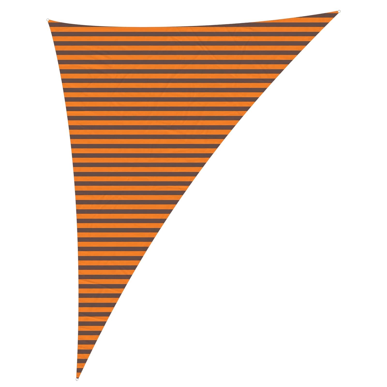 Voile d'ombrage triangulaire - 2,5 x 2,5 x 3,5 m - Anthracite - Tissu Oxford - Résistant au vent - Avec fixation en acier inoxydable - Pour terrasse, balcon, jardin et camping