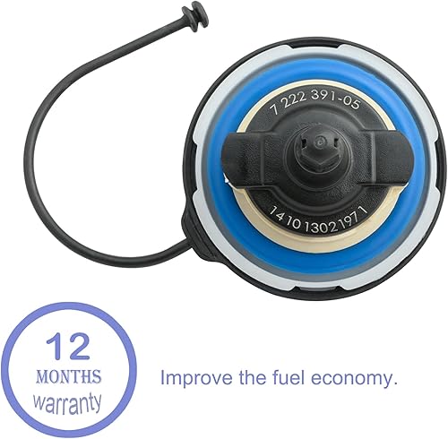 Miniatura 6 de Tapa de gasolina, tapa de llenado de depósito de combustible 16117222391 repuesto para Mini Cooper BMW E39 E46 325i 328i 330i 525i 528i 530i 535i X1