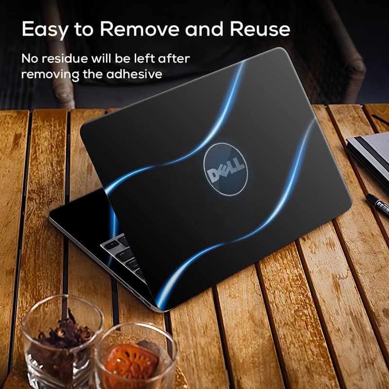 Image of Galaxsia DSGN 789 Full Body Laptop Skin Bubble-Free| Laminated & Removable | HD Quality Sticker for Laptops Upto 15.6 Inches Compatible with DELL