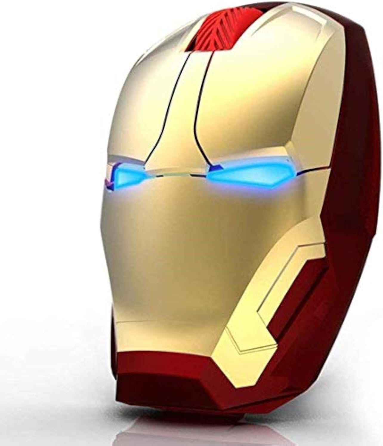 Ergonomic Wireless Mouse, Iron Man Mouse 2.4G Portable Mobile Computer Mouse with USB Nano Receiver for Notebook, PC, Laptop, Computer, MacBook, Responds up to 33 ft. (10m)