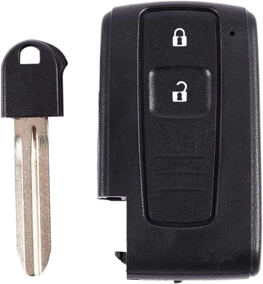 3X 2-Button Remote Key Case Shell Compatible with Verso Prius