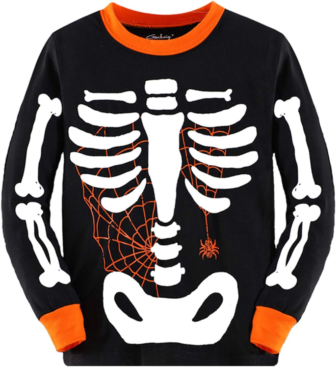 EULLA Little Boy Pajamas Sets Toddler Skeleton Pumpkin Cotton Kids Sleepwear 2-7 Years - Image 4