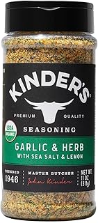 Kinder's Organic Garlic & Herb with Sea Salt & Lemon Seasoning, 11 Ounce