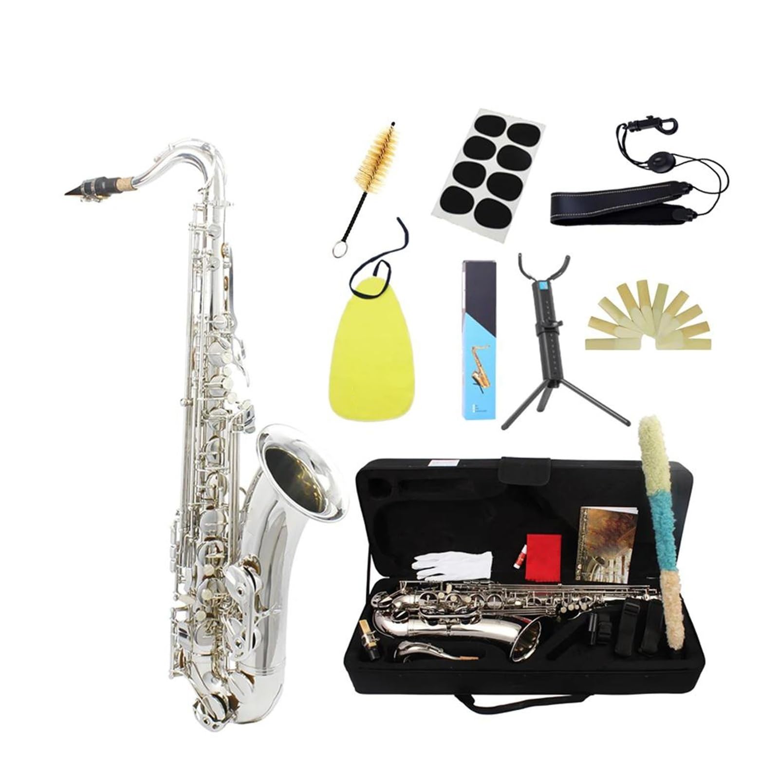 Profesjonalny saksofon tenorowy instrumenty dęte instrumenty dla początkujących Instrument saksofonowy
