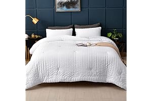 AveLom Seersucker Queen Comforter Set: Ultimate Comfort and Luxury