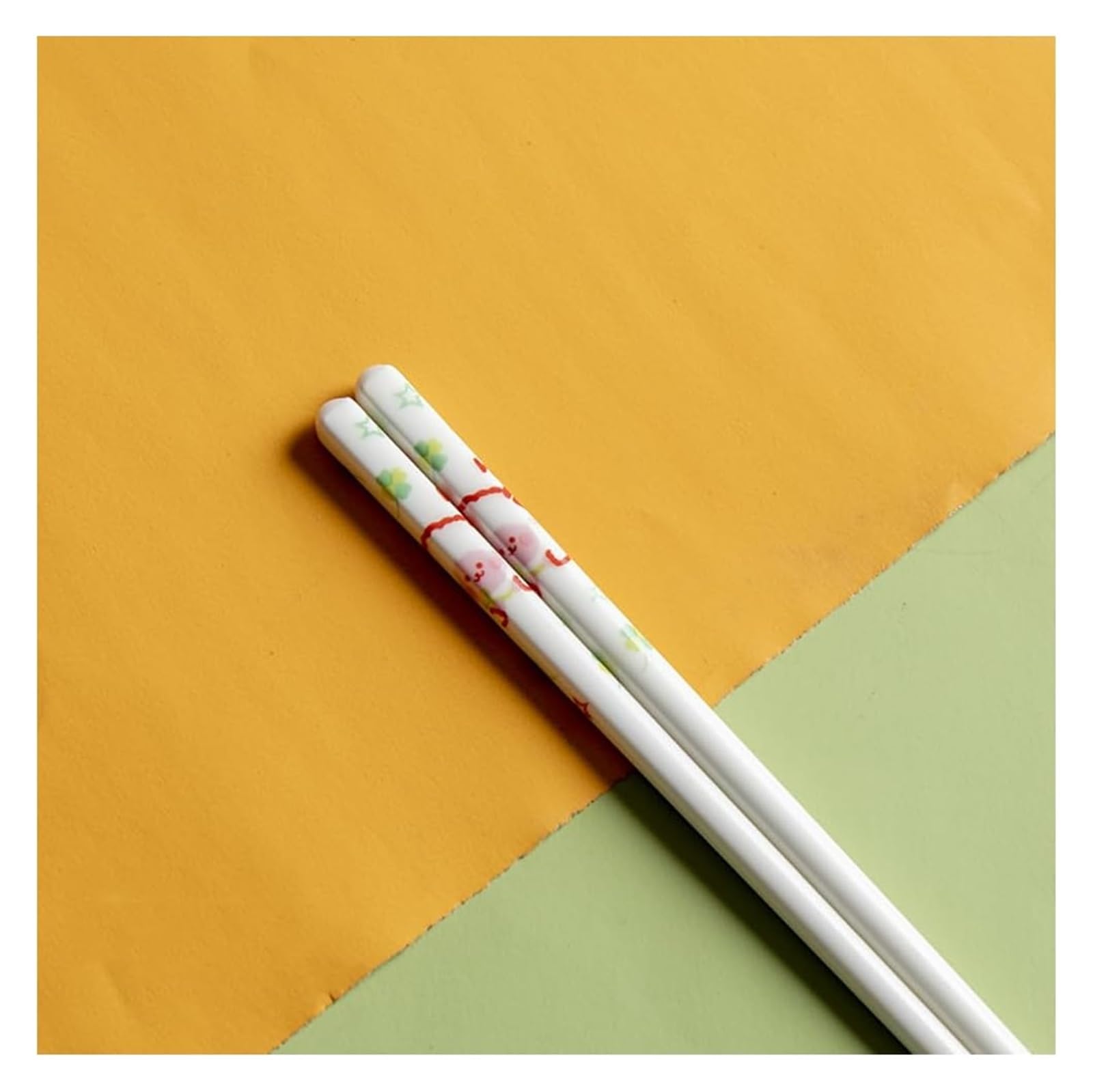 Baguettes en céramique, Cadeau japonais mignon de baguettes en porcelaine, 10 paires réutilisables céramique d'os haute qualité Chine(Y)