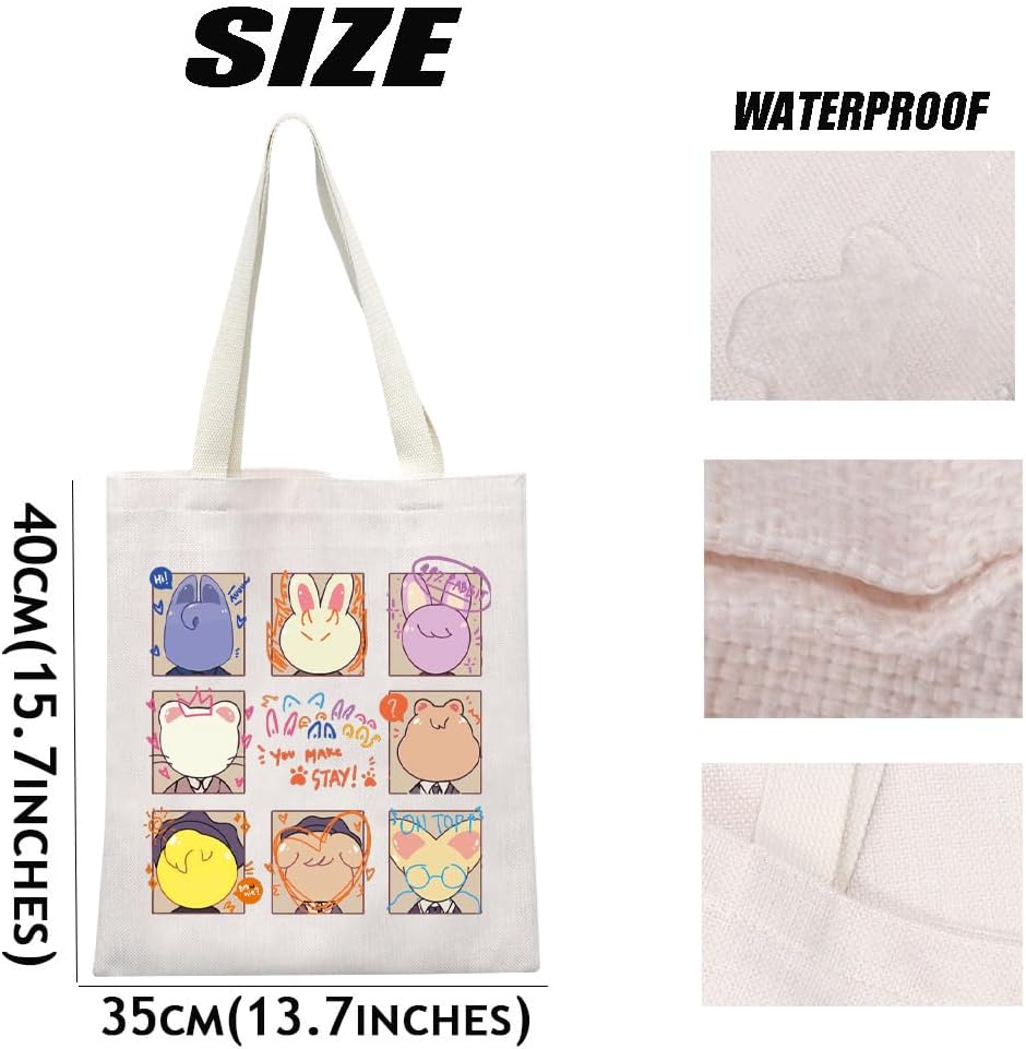 MEIKIUP Stay Fandom Tote Bag Korean Group Gift Korean Idol Fans Shoulder Bag Character Bag Korean Music Lover Merch - Image 4