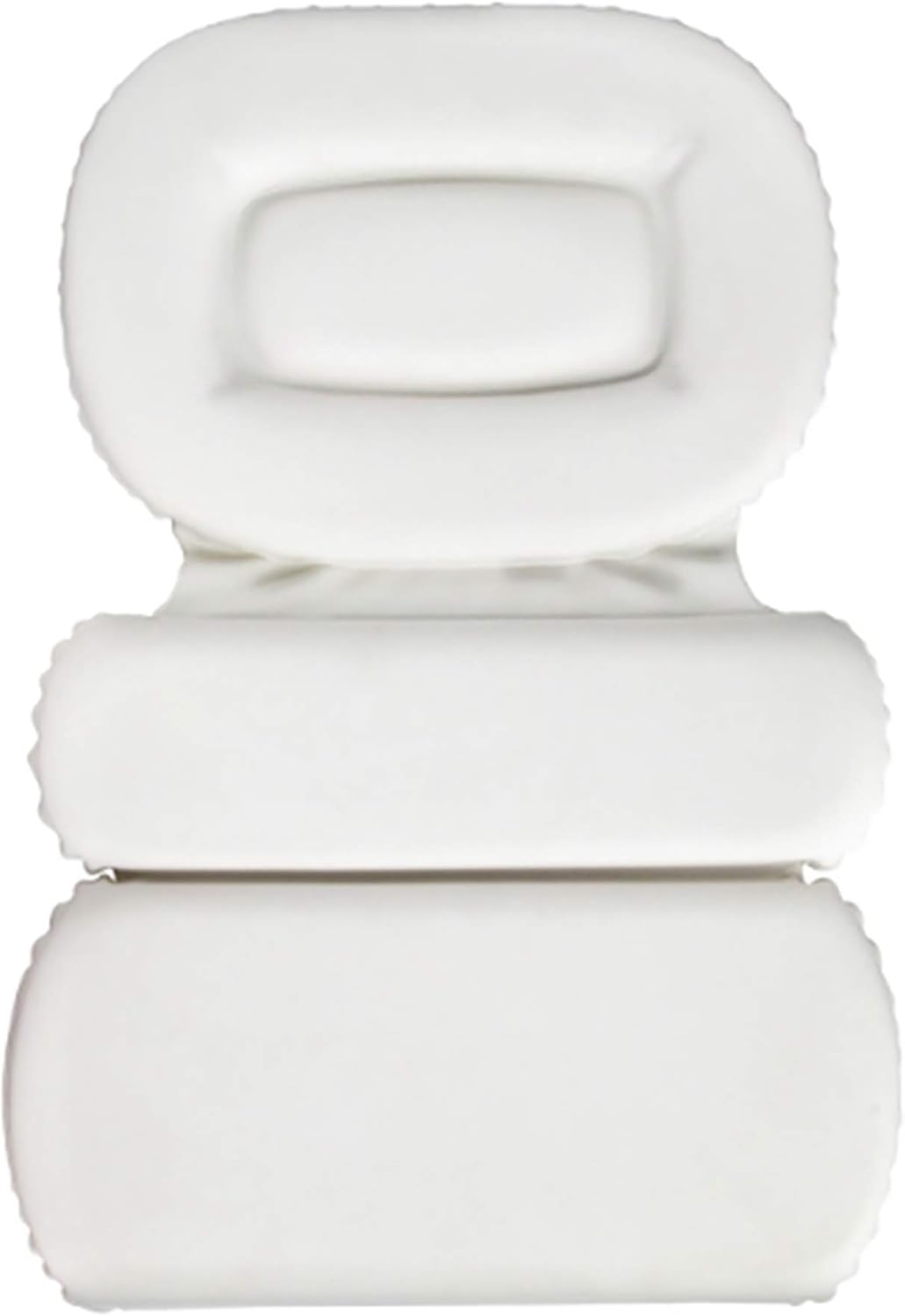 Yajun Almohada de Baño Diseño de 3 Paneles Cojín Ergonómico Impermeable para Bañera para Hombro Soporte para el Cuello para Jacuzzi Accesorios