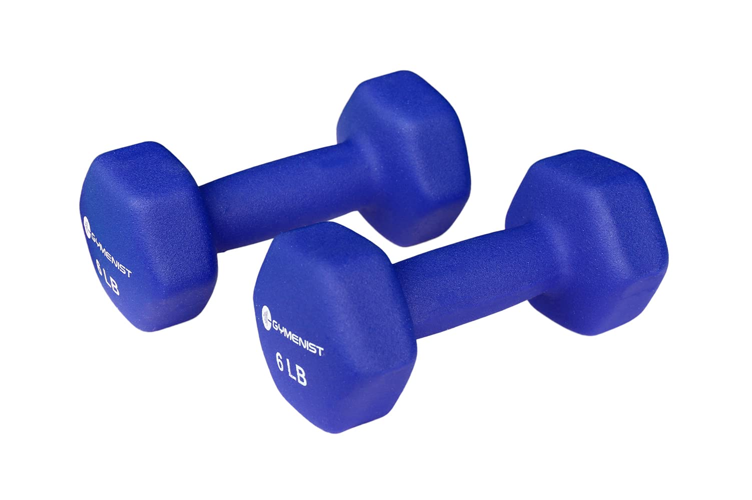 Gymenist coppia di manubri set di 2 manubri coppia coperto con impugnatura morbida antiscivolo in neoprene