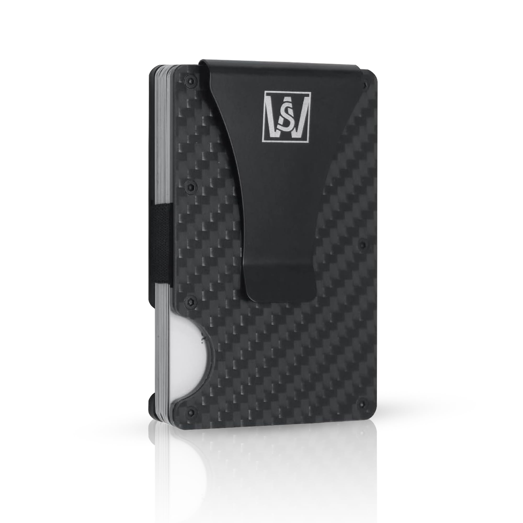 SafetyWayRFID Blocking Wallet Mens Wallet Slim – Minimalist Wallet for Men Credit Card Holder – Elegant Carbon Fiber Card Holder Wallet for Everyday Wear, Office, Matte, Modern Style Card Holder