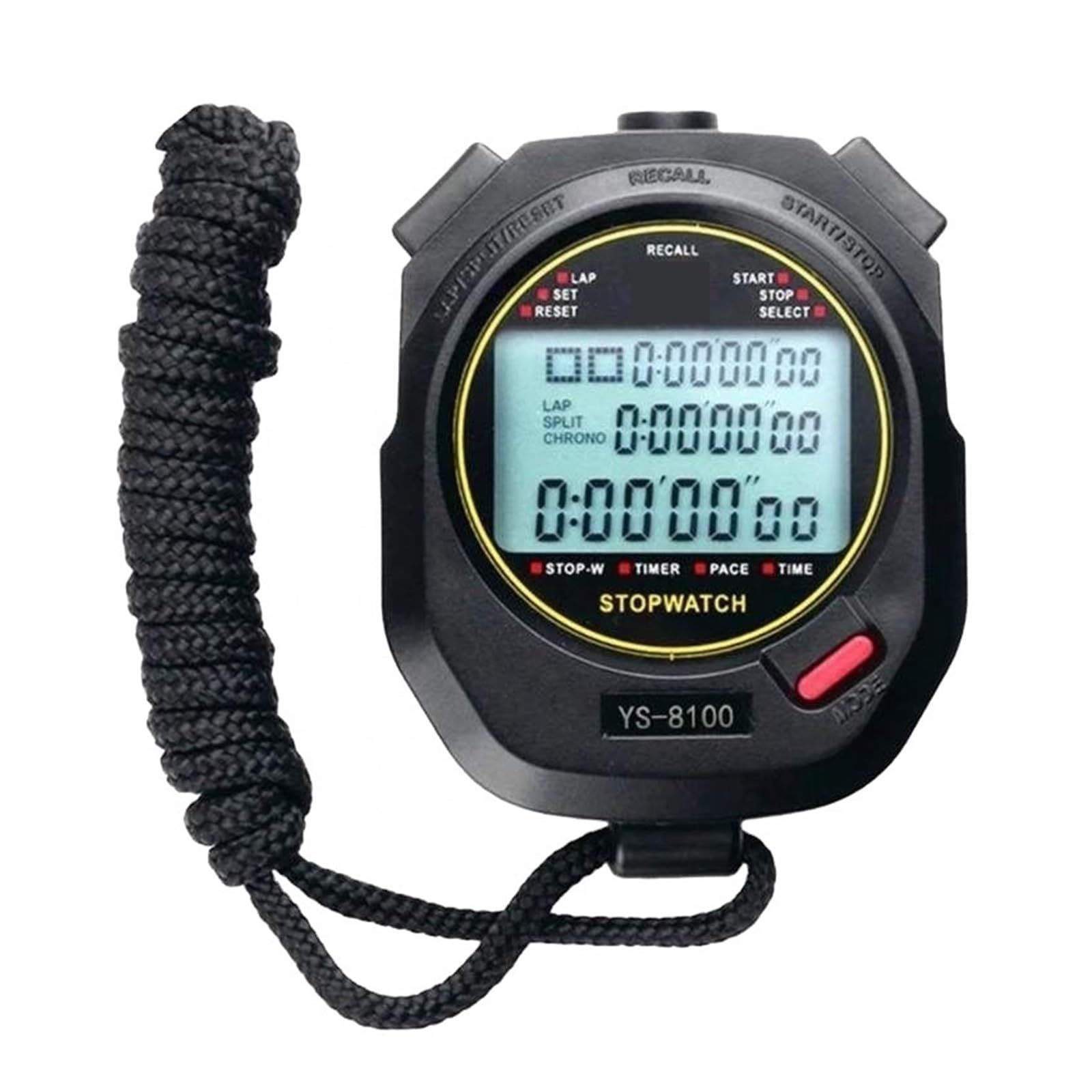 Digital Stopwatch Timer Multifunction Portable Outdoor Sports Running Training Chronograph Stop Watch Precision Timing