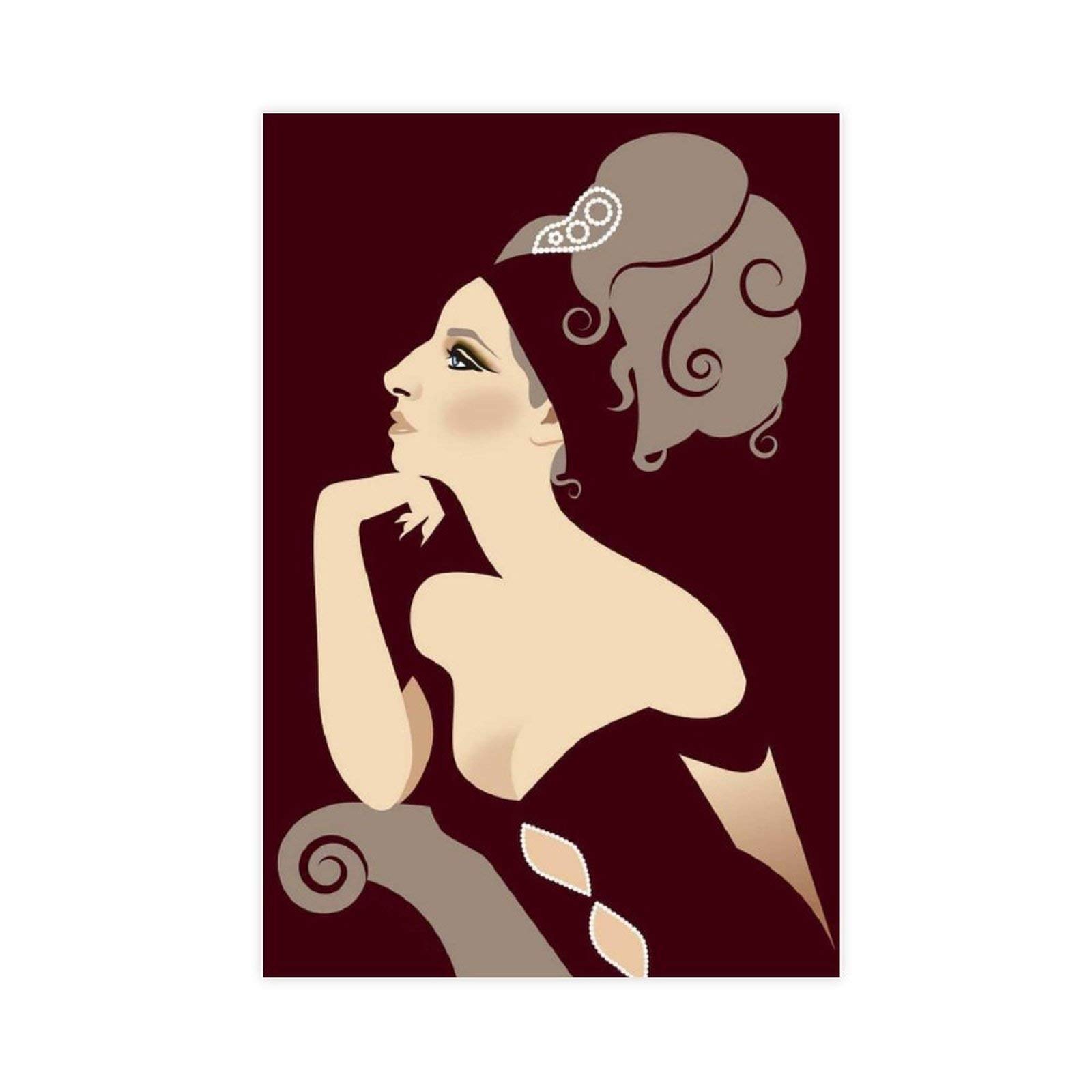 TYGHZ Singer Barbra Streisand Art 1 Canvas Poster Bedroom Decor Sports Landscape Office Room Decor Gift Unframe: 16×24inch(40×60cm)