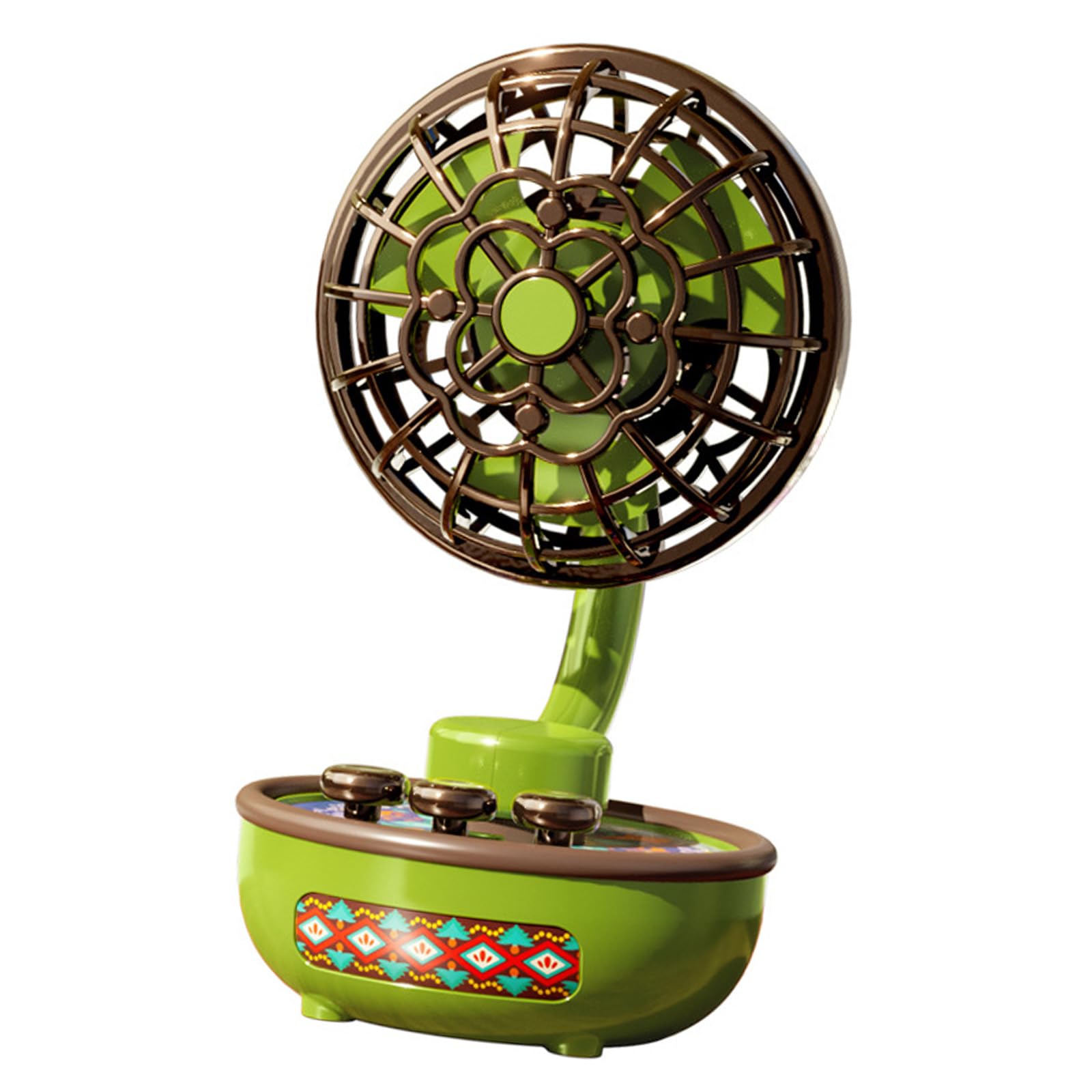 Kaeltsyn Desk Fan with Quiet Operate and 3 Wind Levels Rechargeable Air Circulators for Home Offices Room Enduring Portable Small Desk
