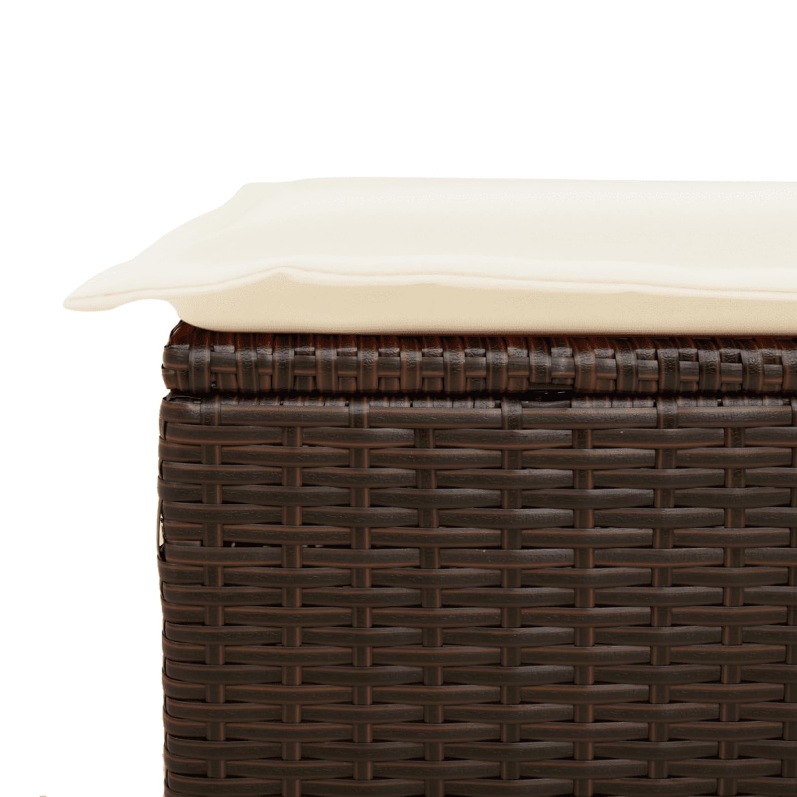 Set Divano da Giardino 7 Pezzi, con Cuscini Sfoderabili e Lavabili, Polyrattan PE Resistente agli UV, Tavolino in Vetro Temperato, per Terrazza, Cortile e Patio