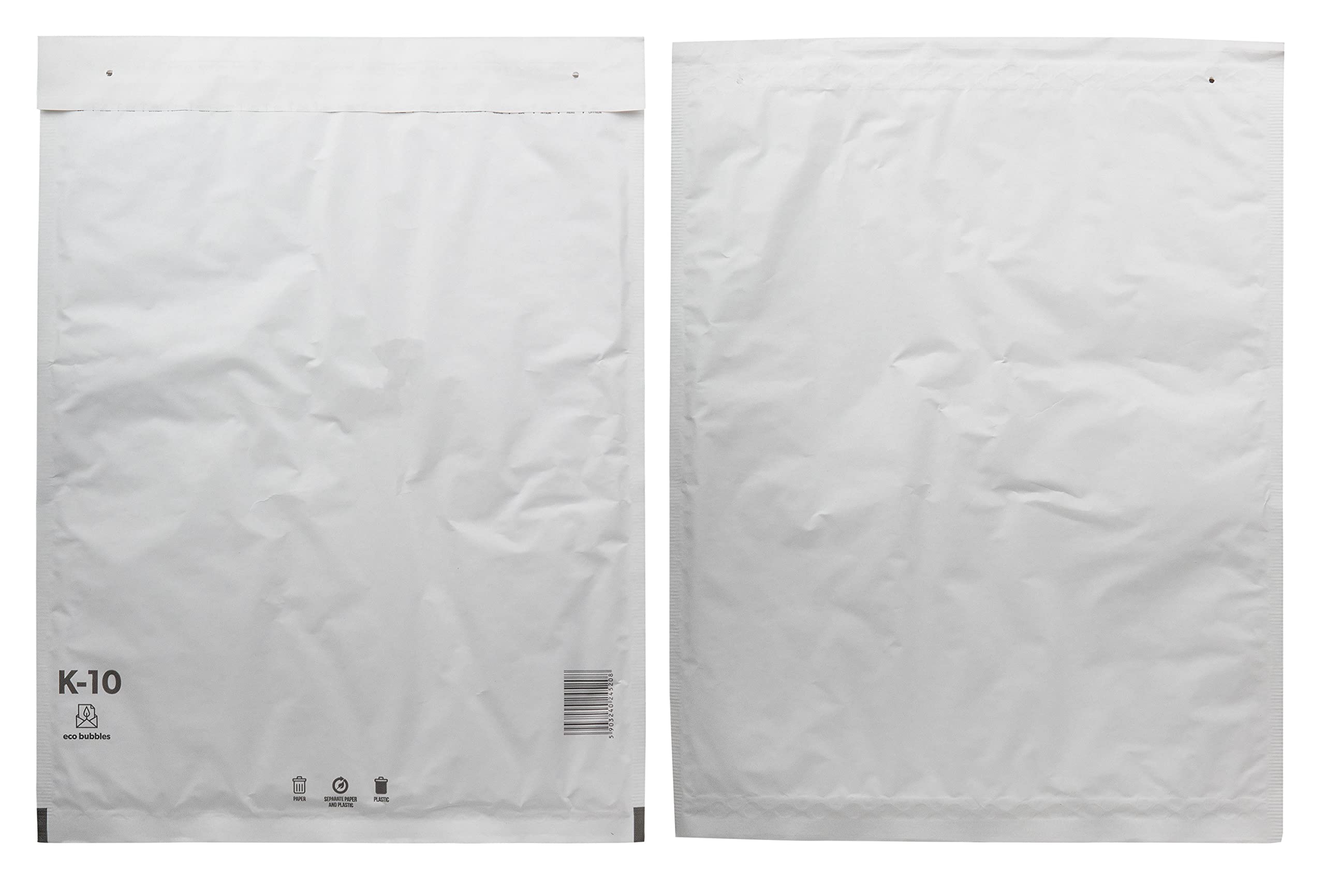 100 Versandtaschen Luftpolsterumschläge 370 x 480 mm DIN C3 Luftpolsterversandtaschen Luftpolstertaschen Gr. K/10 K10 weiß Umschläge haftklebend gepolstert Polsterumschlag Taschen