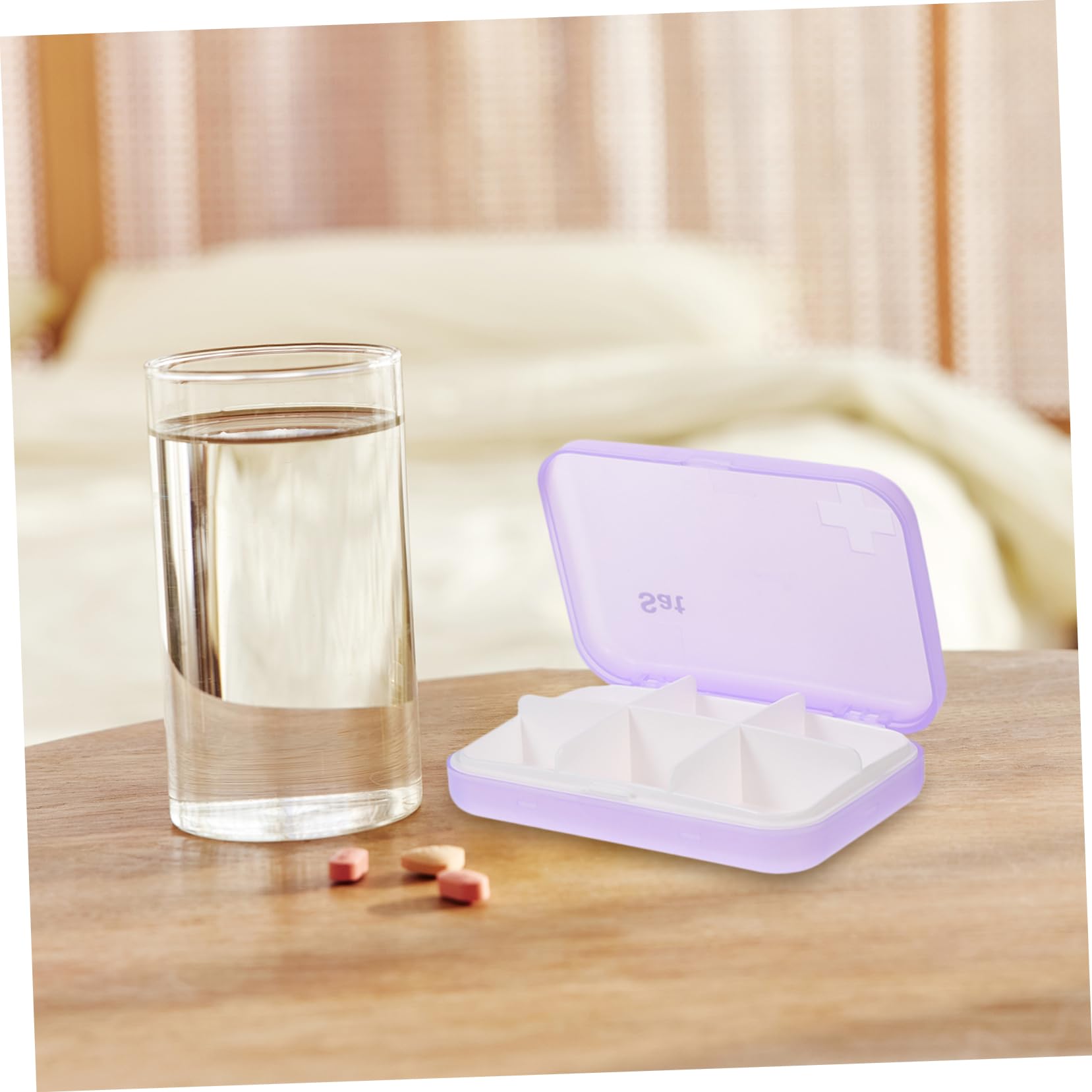 1ensemble Pilulier Semainier Portable Avec Compartiments Amovibles Organisateur De Pour Voyage Et Maison Boîte à Pratique Et Pour Semaine De Soins