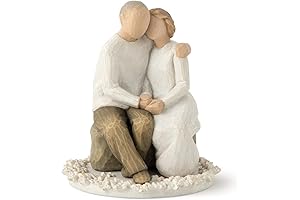 Willow Tree Anniversary Sculpted Hand-Painted Cake Topper