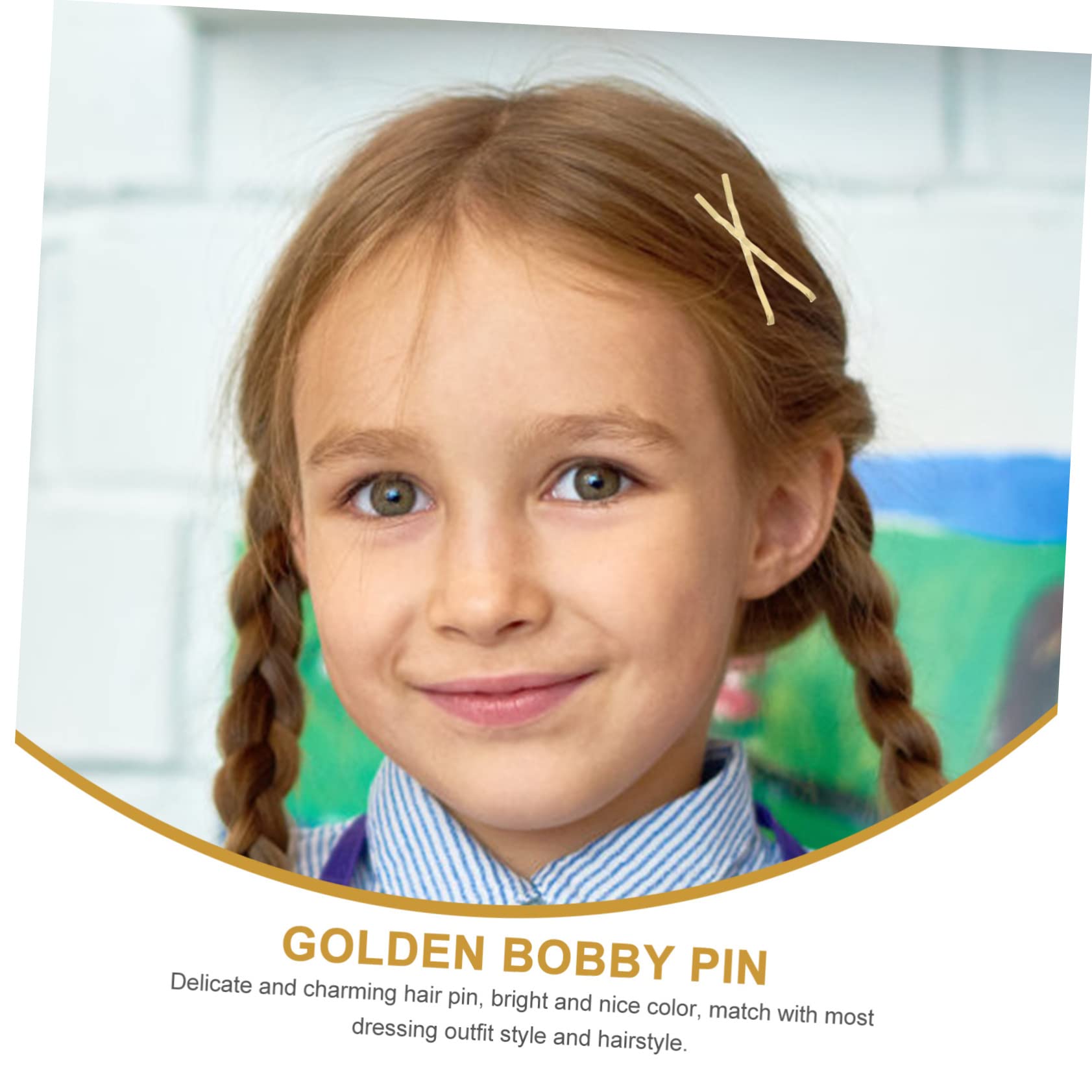 Healeved 180stücke Goldene Haarnadeln Für Damen Rutschfeste Haarklammern Für Dünnes Haar Langlebiges Haarschmuck-accessoire Geeignet Für Verschiedene Frisuren Und Outfits