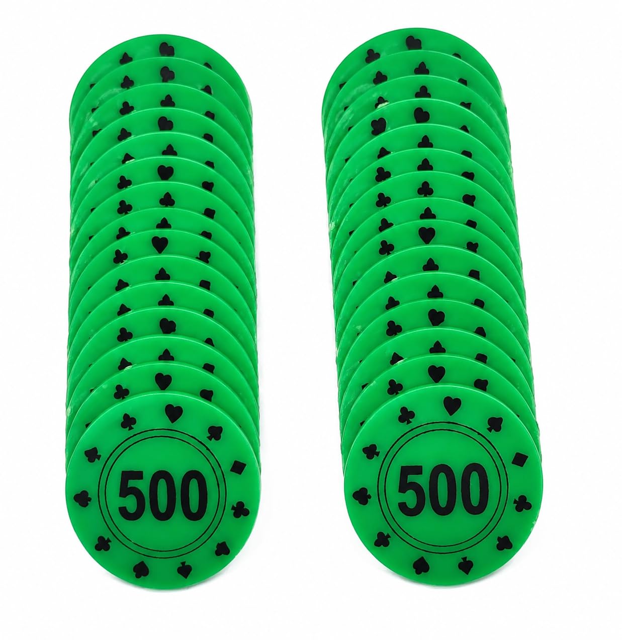 Morel Plastic Counting Counter Poker Coin Chips 500 Number Printed for Restaurant Casino Party Board Games Rummy| Pack of 50|-image-19