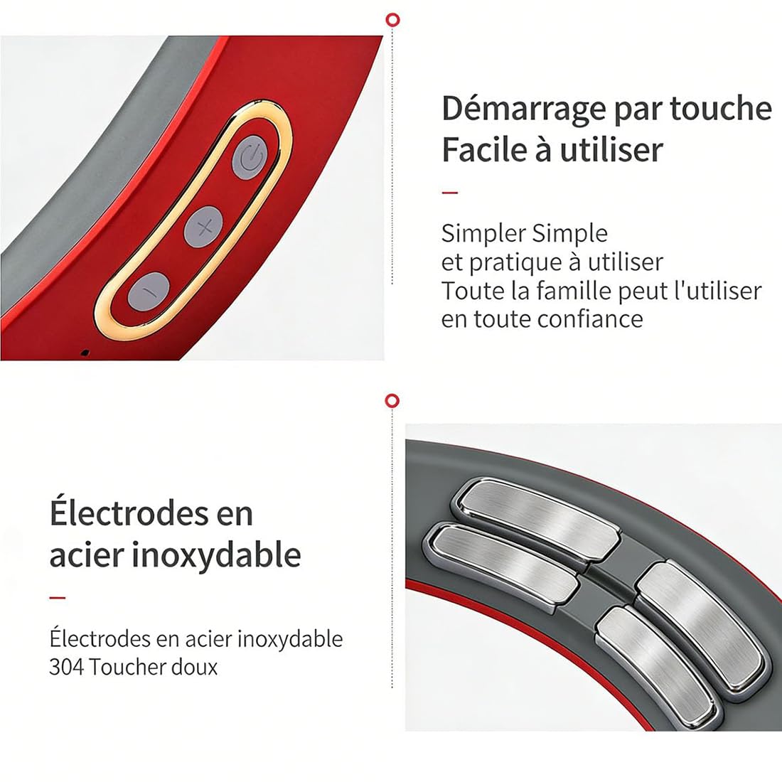 Neuronek Pro Solution 11 En 1 Pour La Nuque, Neuronek Pro Cervicales Con Terapia Termica A 42°C, 6 Modalità Di Massaggio E 9 Livelli Di Intensità, Per Ufficio E Casa, Da Viaggio (white)