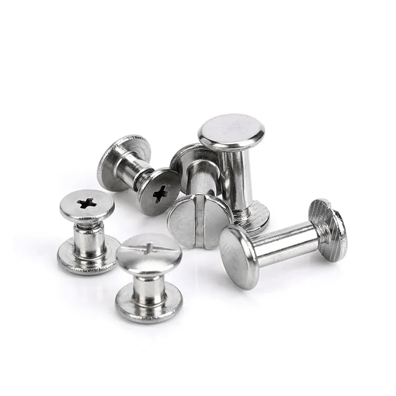 Metal Binding Chicago Screws Nails Studs Rivets For Photo Album Desk Calendar Menu Leather Craft Belt Wallet Fasteners I2848191576