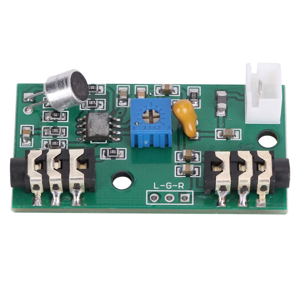 Scheda amplificatore per componenti elettronici moduli microfono Guadagno regolabile Suono Segnale audio Modulo amplificatore microfono Altoparlante audio DC 2,6-10V