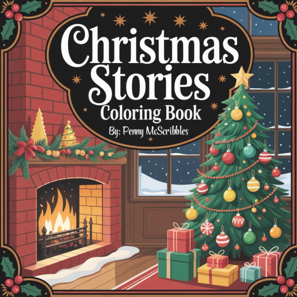 Christmas Stories Coloring Book
