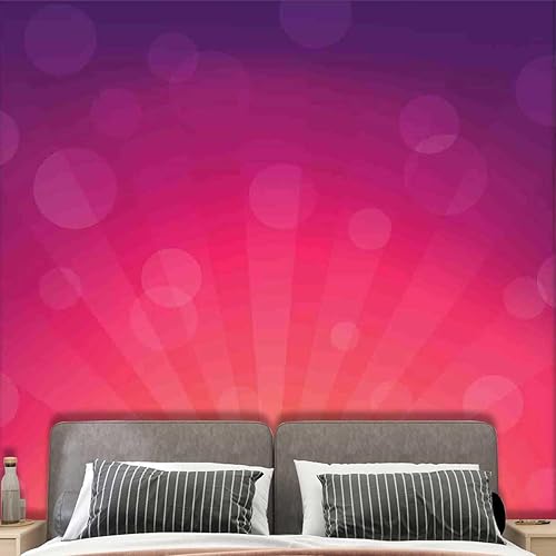 Papel tapiz de pelar y pegar naranja y rosa, papel decorativo para gabinete, diseño exclusivo de 137.8 pulgadas de ancho x 110 pulgadas de alto