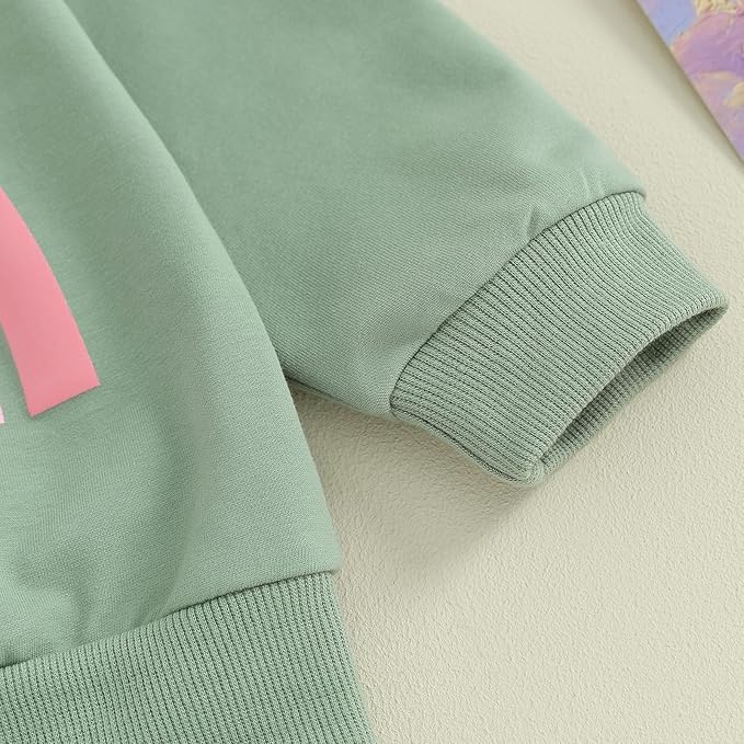 Newborn Baby Girls Clothes Rainbow Colored Long Sleeved Cute Pullover Sportswear for Boys and Girls aged 0-3 Years old4