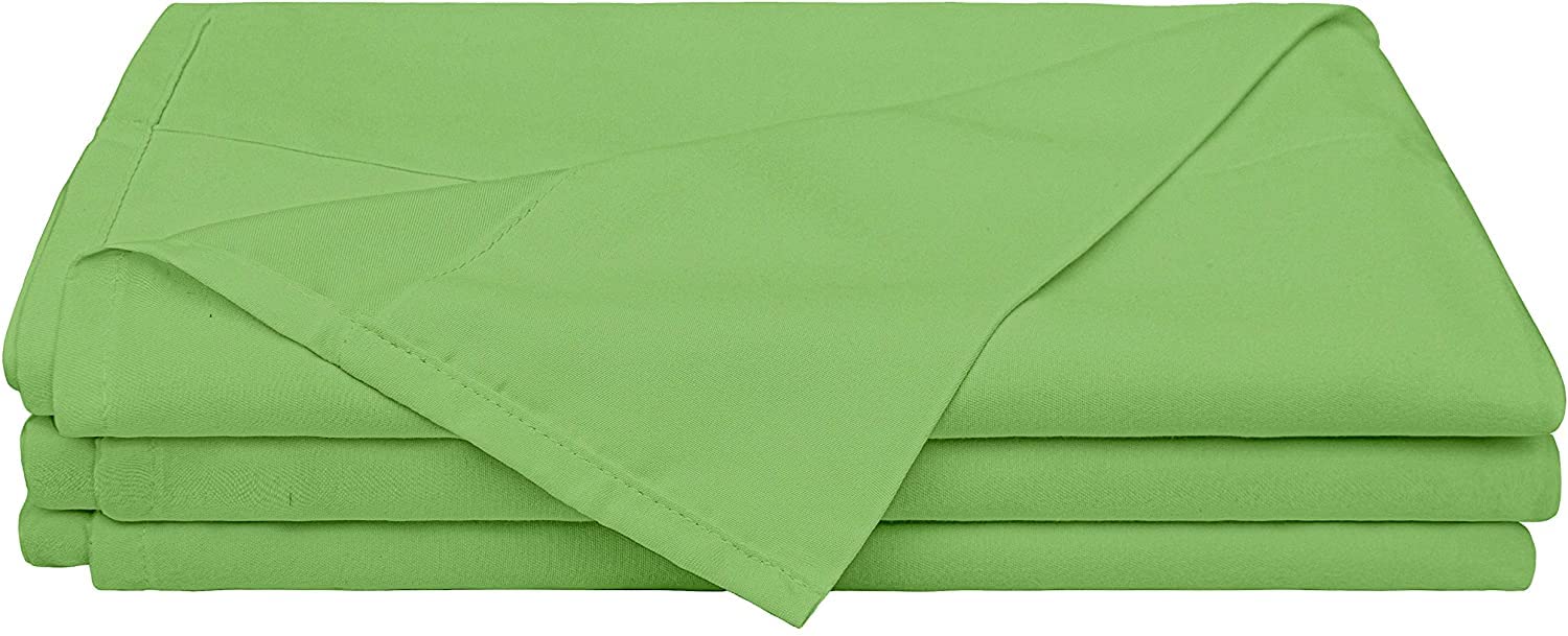Flat Sheet, 400 Thread Count, 100% Egyptian Cotton, Soft & Luxury Breatheable Bedsheet with Hemmed, Long Staple Cotton Sheets for Bed - Sage Solid, King Size.