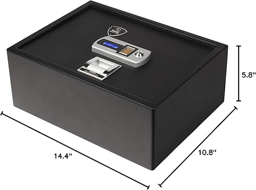 Miniatura 7 de Verifi Smart Safe S3800 Biométrico Safe con sensor de huellas dactilares certificado FBI Apertura superior