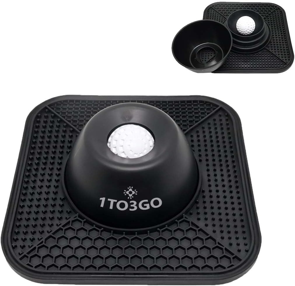 Dog Slow Feeder Bowls for Liquid & Solid Treat, Dog Lick Mat, Dog Licking Bowl with Rolling Ball Lick Toy for Dogs & Cat (Black)(Immerse in boiling water for 1-2 minutes before use to restore product)