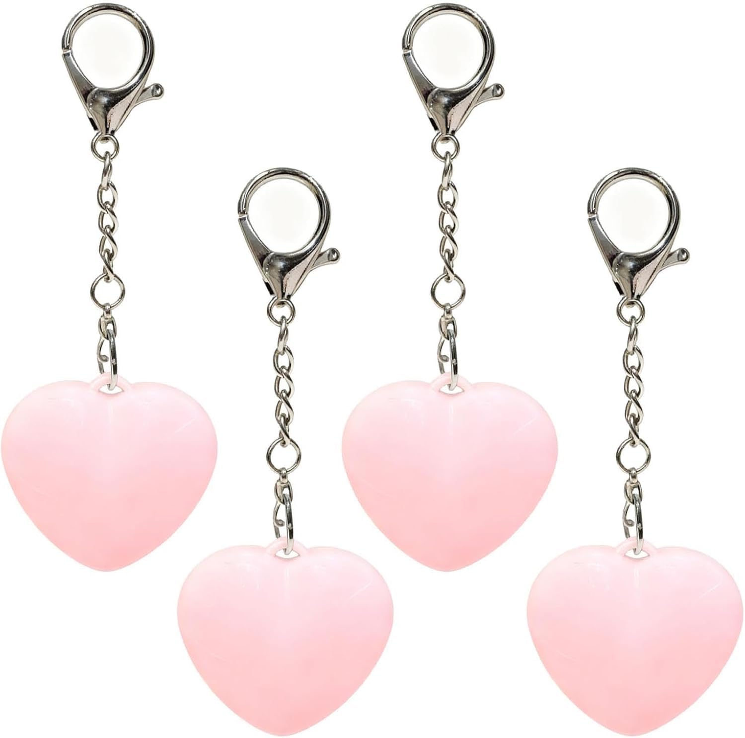 Snugeasy Women's 4Pcs - 05 4Pcs Purse Light Handbag Lights, Heart Shaped Automatic Sensor Rechargeable Bag Light For Handbag Valentine’s Day (4Pcs - 05)