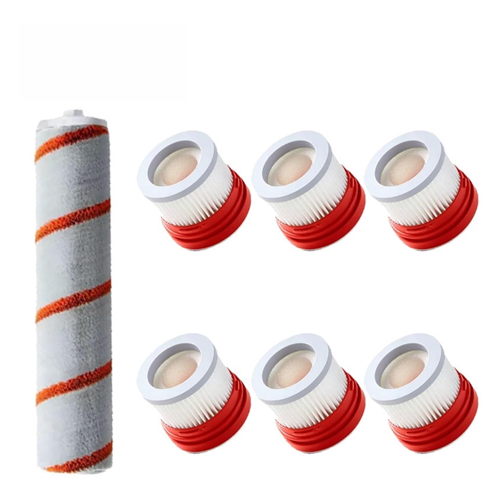 Kicici Compatible With Xiaomi Dreame V8 V9 V9B V9P XR V10 V11 Wireless Handheld Vacuum Cleaner Main Brush HEPA Filter Accessories(Orange)
