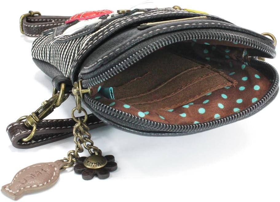 CHALA Cat Collection Cell Phone Crossbody Purse-Women PU Leather/Canvas Multicolor Handbag with Adjustable Strap - Image 6