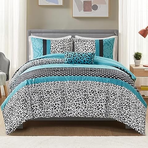 Mi Zone Comforter Set - Vibrant Polka Dot Print, King/California King Cover