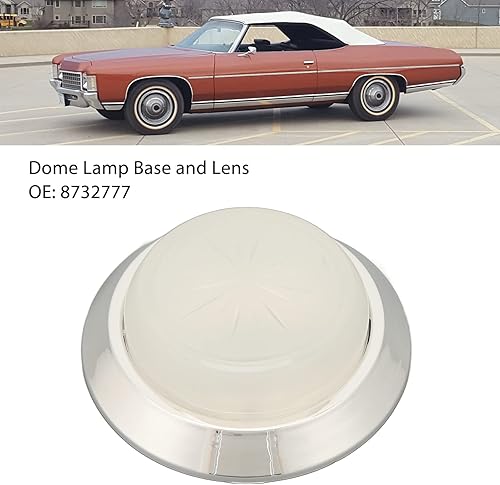 Miniatura 2 de 8732777 Base y lente de luz de cúpula, repuesto de material ABS para Chevy Nova