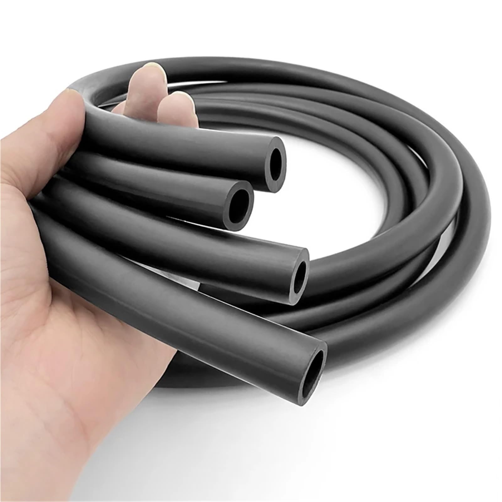 Línea de combustible goma negra 1M ID 3/4/5/6/7/8/10/13/16/19mm Tubo flexible entrega y aceite