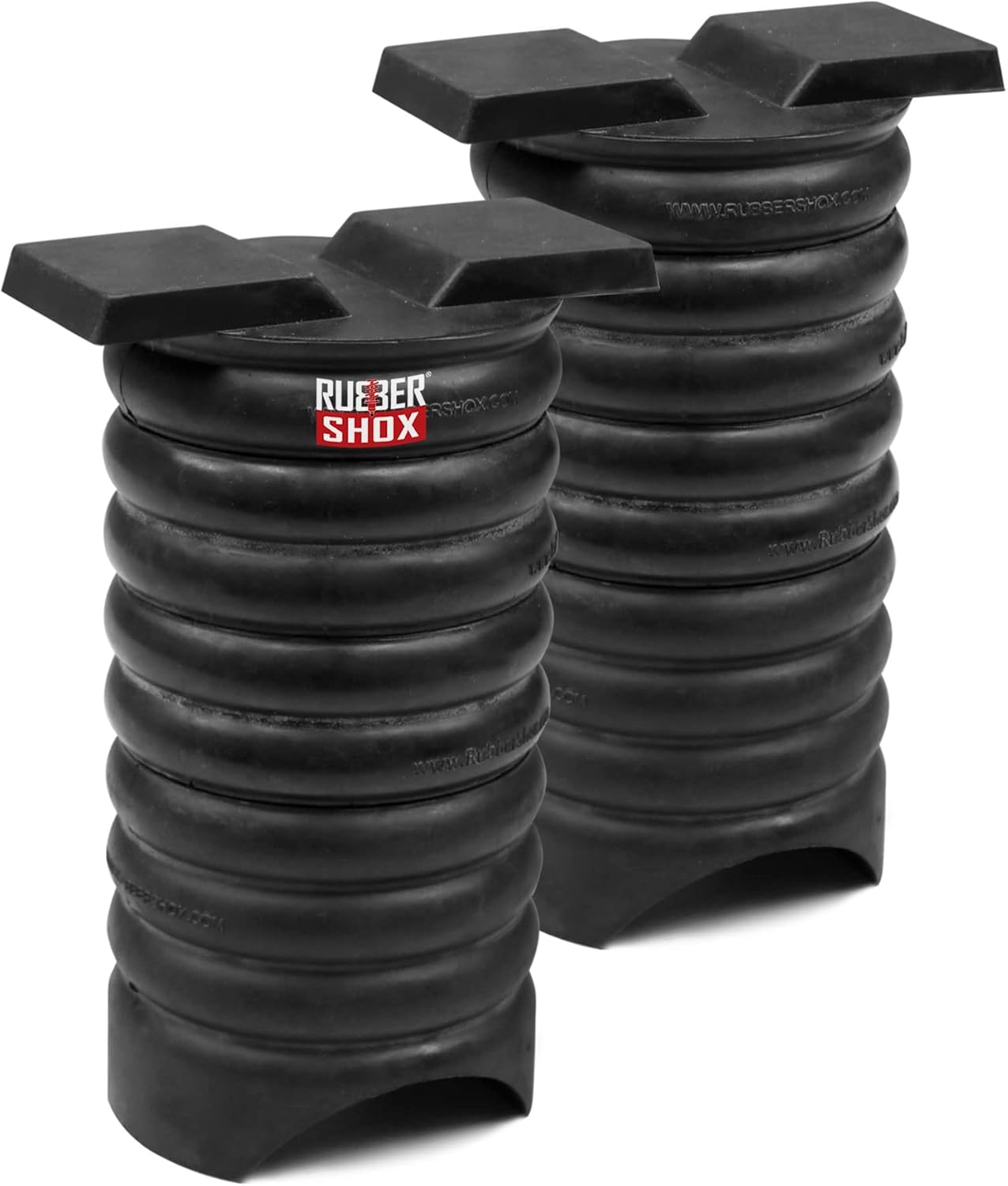 Rubbershox Modular Natural Rubber Rear Bump Stop for Mercedes Benz Sprinter 2500/3500 | Suspension Enhancement System | 8000 Ibs Capacity at 50% Compression (4”Sprinter)