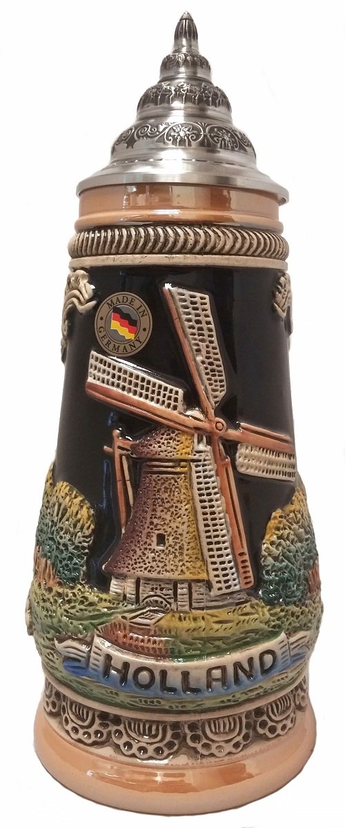 Holland Dutch Windmill German Beer Stein .5L Made in Germany