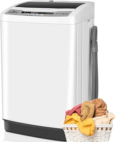 Nictemaw 2.4 Cu.Ft Portable Washing Machine, 17.8lbs Portable Washer Dryer