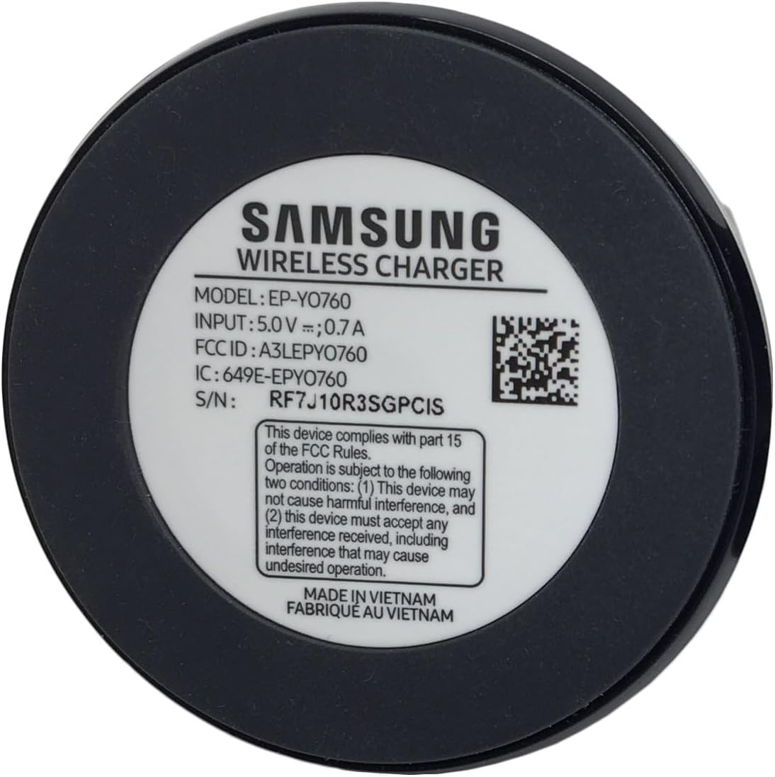 Genuine Samsung Qi Wireless Charging Dock Cradle Charger For Gear S3 Classic,Frontier SM-R760 with 3FT Micro USB & Stylus (New)