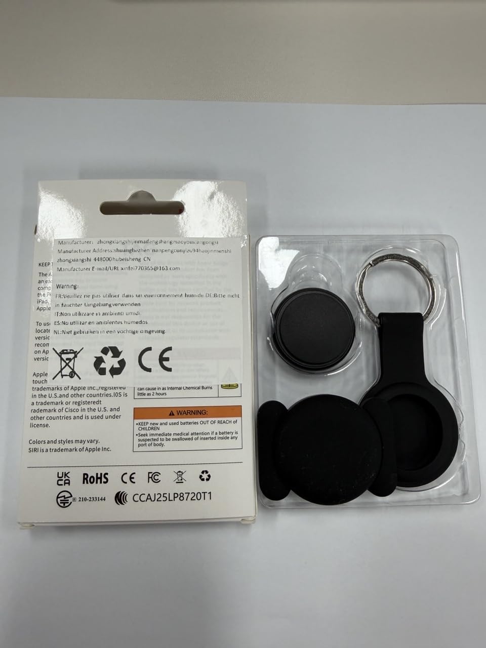 Collier GPS Chat, Chien Traceur sans Frais Mensuels, Compatible avec iOS et Android, Suivi en Temps Réel Traceur Collier Traceur Chat, Longue durée avec étanche Traceur Animal, Noir