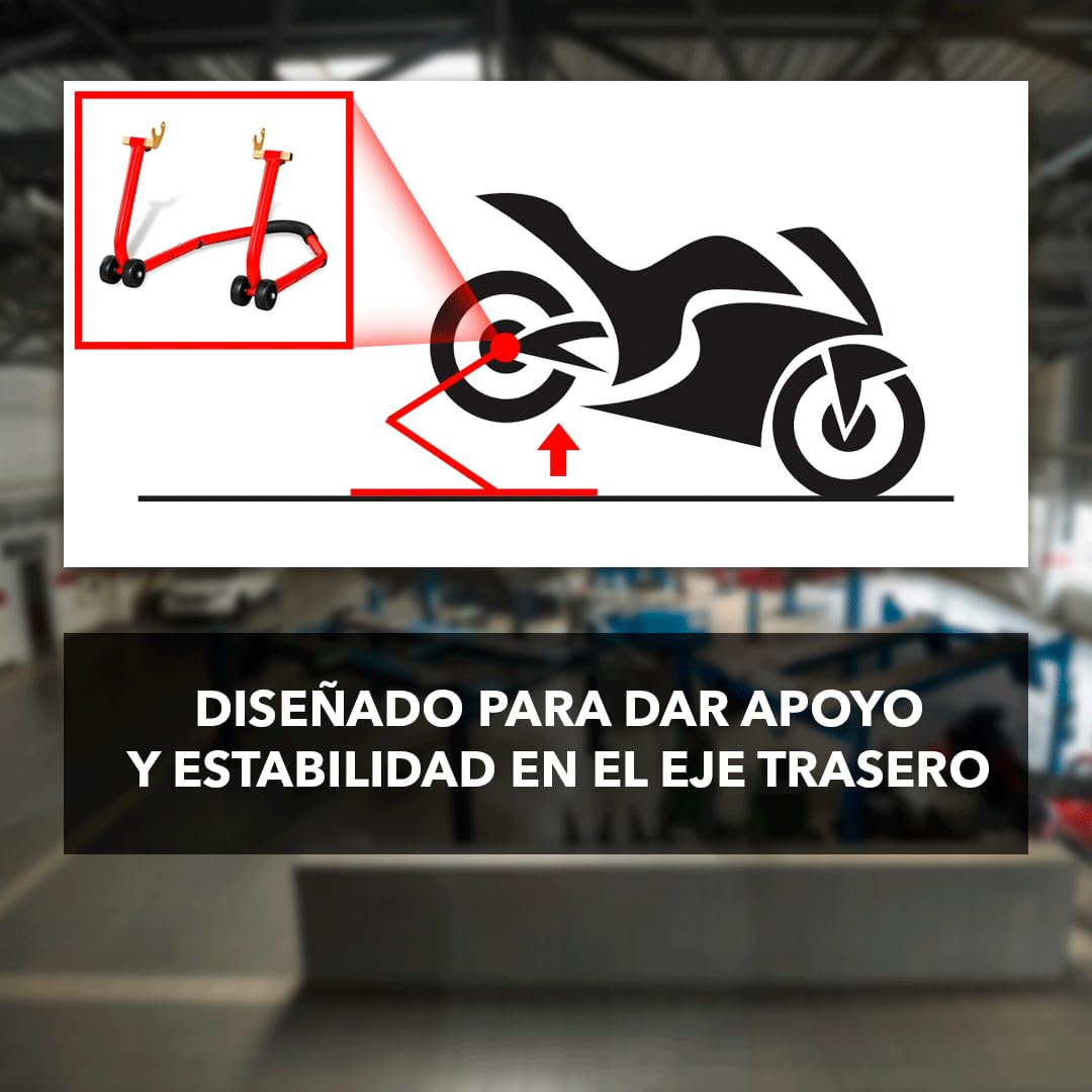 ADAPTADOR DIABOLOS Válido para nuestros CABALLETES DE MOTOS marca RZ TOOLS