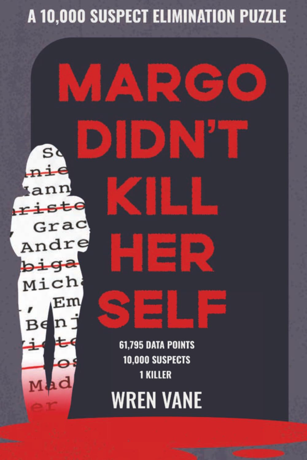 Margo Didn't Kill Herself: A 10,000 Suspect Murder Mystery Puzzle | Name Elimination Game for Adults (Murder's on the Table - The Emmersive Suspect Elimination Puzzle Series)