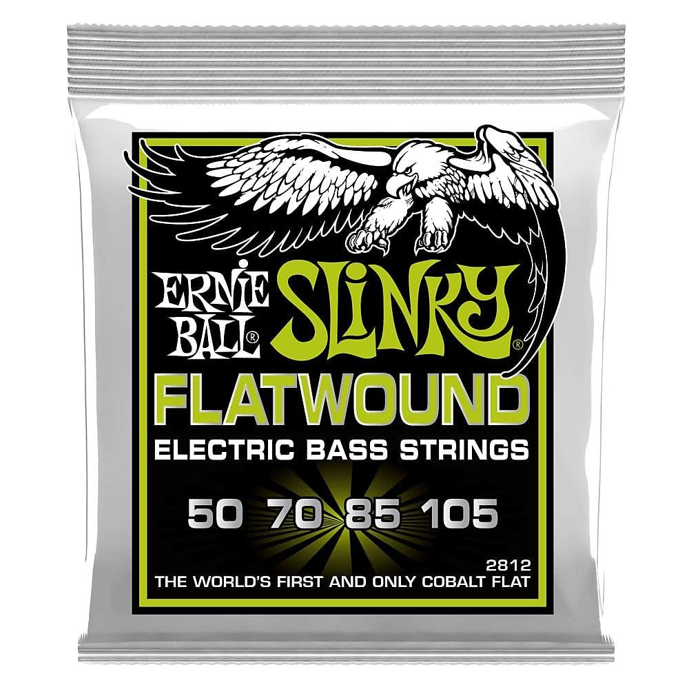Ernie Ball EB2812 E-Bass Strings Cobalt Flat Regular 50-105